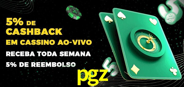Promoções do cassino ao Vivo pgz